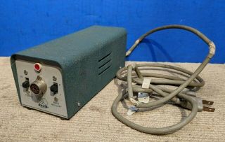 Vtg AKG C - 60 TUBE MICROPHONE With Power Supply For AC - 701 Vacuum Recording Audio 7