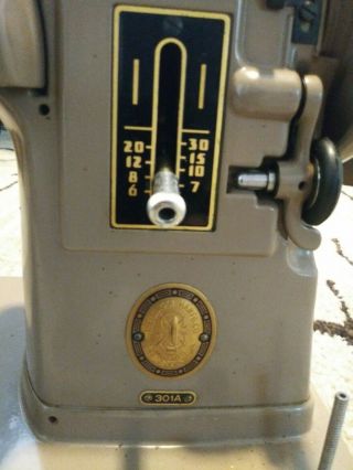 1956 Singer 301a Sewing Machine Shortbed.  VINTAGE SINGER 301A 2