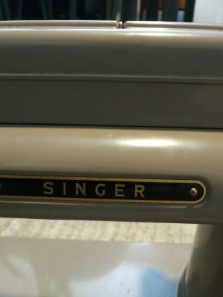 1956 Singer 301a Sewing Machine Shortbed.  VINTAGE SINGER 301A 3