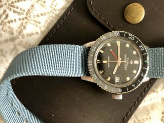 Vintage Zodiac Aerospace GMT Automatic Mens Watch 1960s Bakelite Bezel 2