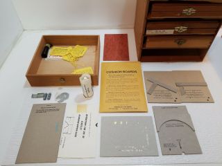 Vintage Kingsley Stamping Machine Co.  / (8) Box Set 4