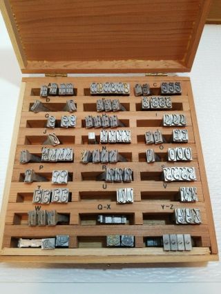 Vintage Kingsley Stamping Machine Co.  / (8) Box Set 5