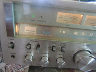 Vintage 1978 Sansui G8000 Pure Power DC Stereo Receiver Amplifier 2