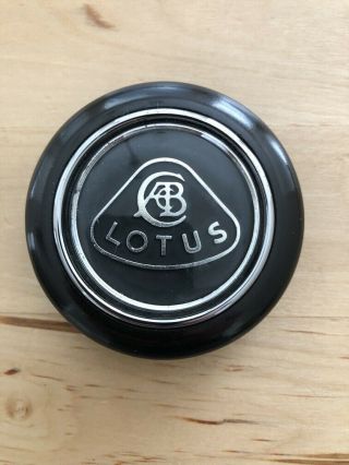 Vintage Lotus Elan Europa Steering Wheel Horn Button Black Lucas -