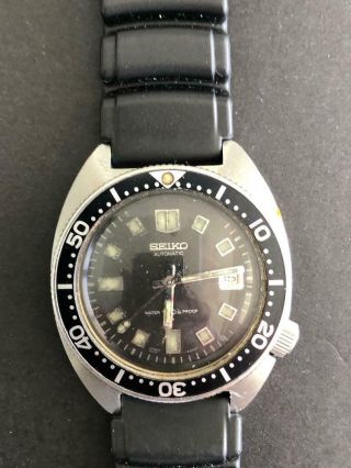 Seiko 6105 - 8000 Diver Automatic Authentic Mens Watch