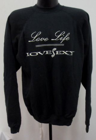 Prince Love Life Lovesexy Xl Crewneck 1988 Tour Sweatshirt Rock & Roll Vintage