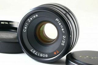 [Rare ] CONTAX Carl Zeiss G Planar 35mm f/2 T Black Lens for G1 G2 JAPAN 5670 6
