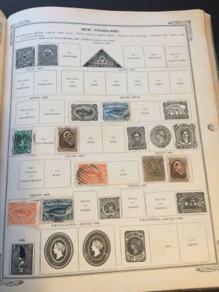 Vintage 1890 Stamp Album 8