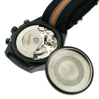 HEUER Pasadena Steel PVD Chronograph Watch,  Ref.  750.  501,  Cal.  Valjoux 7750 7