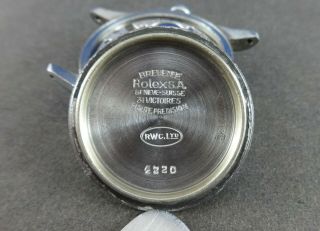 Men’s ROLEX Oyster Royal Precision Steel Watch Ref.  4220.  Ca 1940 10