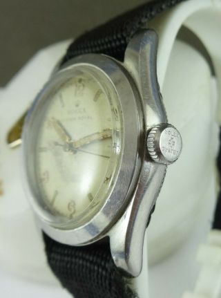 Men’s ROLEX Oyster Royal Precision Steel Watch Ref.  4220.  Ca 1940 4