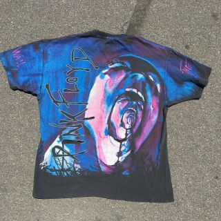 Vintage 1992 Pink Floyd The Wall All Over Print Tshirt XL 5