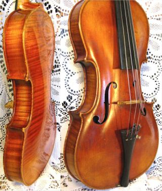 Stunning Old Antique Violin French Iron Branded & Labeled Vuillaume 4/4 Nr
