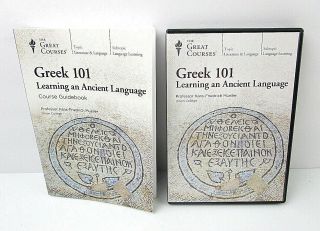 Greek 101 Learning An Ancient Language The Great Courses Book & Dvds 6a