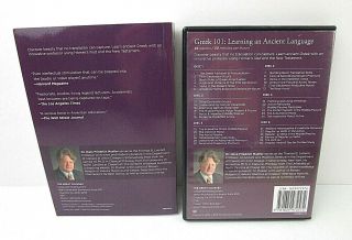 Greek 101 Learning an Ancient Language The Great Courses Book & DVDs 6A 2