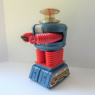 Vintage Remco 1966 " Lost In Space " Robot B9 B - 9 Blue Red