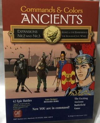 Commands & Ancients Expansions Nr2 And Nr3 Rome Vs Barbarias The Roman Civil War