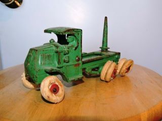 Vintage Hubley Mack C Cab Bulldog Digger Shovel Cast Iron Toy Truck