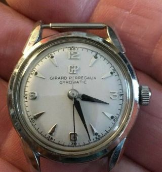 Vintage Girard Perregaux Gyromatic Watch Swiss Made