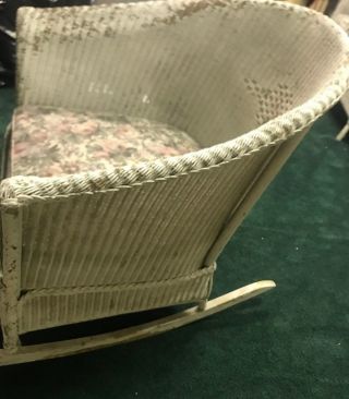 Patio Loveseat,  Rocker,  Chair Antique Wicker Furniture FA Whitney Carriage Co. 11