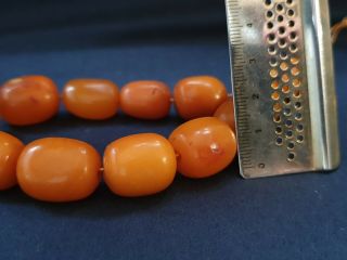 ANTIQUE NATURAL BALTIC AMBER BEADS REAL OLD AMBER BIG BEADS 40 grams 老琥珀 5
