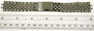 Vintage 1974 Omega Stainless Steel Watch Band Bracelet 10 - 74 9