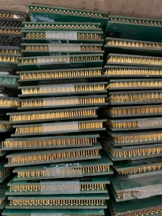 4.  1kg of Vintage CPUs for Gold Recovery,  Ceramic,  Intel,  AMD - 219 CPUs - 9lbs 4