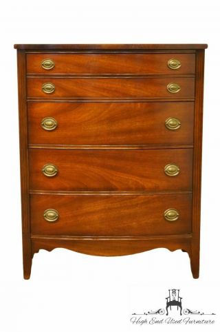 Dixie Furniture Duncan Phyfe Mahogany 36 " Chest Of Drawers 961