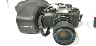 Vintage Olympus Om2000 35mm Slr Camera W/zuiko 35 - 70 Mm F3.  5 - 4.  8 Lens & Case