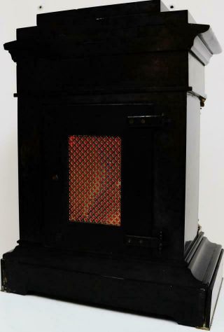 Unusual Antique French 8 Day Black Marble & Bronze 8 Bell Musical Mantel Clock 9