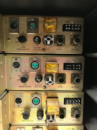 Vtg Ampex AG - 440 Preamp Modules For Reel To Reel Parts Repair Only NOT 8