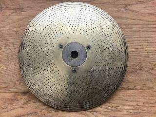Vintage F.  Lorch Brass Division Plate 38 To 400