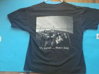 Vintage 1993 Anthrax Sound Of White Noise Tour Shirt Brockum Xl