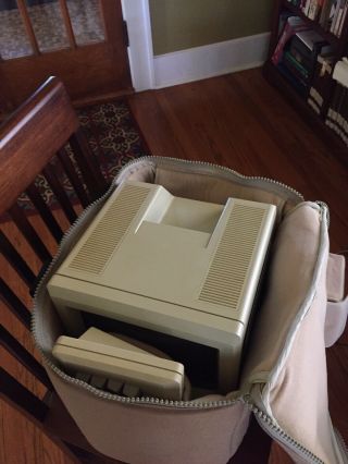 Vintage Apple Macintosh 512k w/ travel case,  keyboard,  number pad,  mouse 8