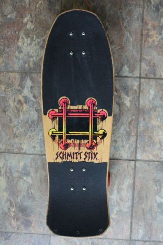 Vintage 1987 Schmitt Stix skateboard 2