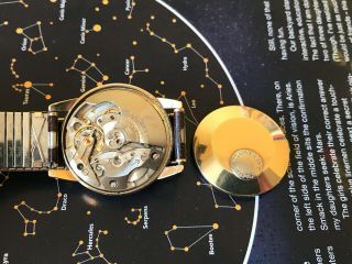 Vintage Lecoultre Power Reserve men ' s watch,  rare collectible 8