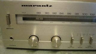 RARE VINTAGE MARANTZ SR220 STEREO RECEIVER 18wpc Japan Phono AM/FM Tape CD Vid 2