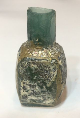 Afghanistan Ancient Roman Glass Bottle Old Antique Glass Handmade
