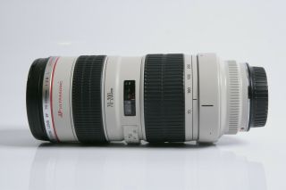 Canon EF 70 - 200 mm F/2.  8L IS II USM Telephoto Lens,  Rarely 2
