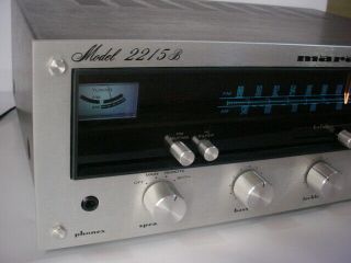 Marantz 2215b Vintage Stereo Receiver Serviced Sounds Great