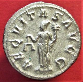 Silver Coin Ancient Roman Empire Philip I,  The Arab (244–249).  AR Antoninianus. 2