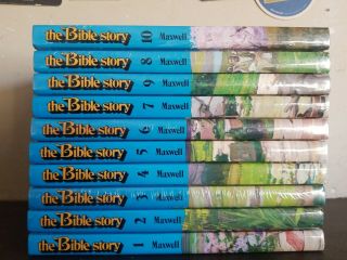 Vintage Arthur S Maxwell The Bible Story 10 Volume Complete Hardcover