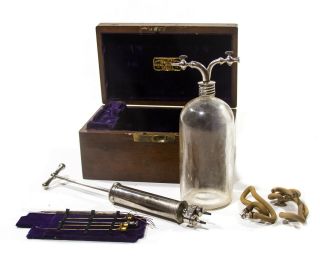 Antique Doctors Surgical Set Civil War Era Codman & Shurtleff Dental Instruments