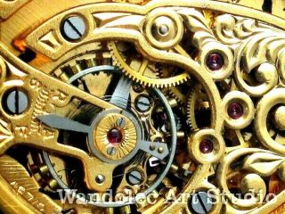 Jaeger LeCoultre Vintage Mens Wrist Watch Gold Skeleton Men ' s Wristwatch Swiss 8