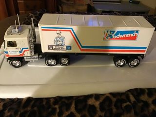 Vintage Nylint Truck Hauler Delivery Semi Rig Tractor Trailer Mr Goodwrench