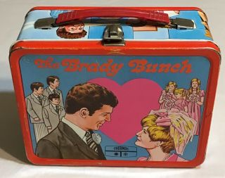 Vintage 1970 The Brady Bunch Lunch Box C - 8 Very Rare