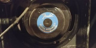 Vintage Rare Fender Champ 12 guitar Amplifier with snakeskin tolex. 4