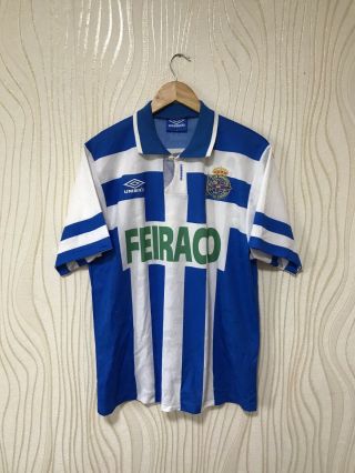 Deportivo 1993 1994 Home Football Shirt Soccer Jersey Umbro Vintage