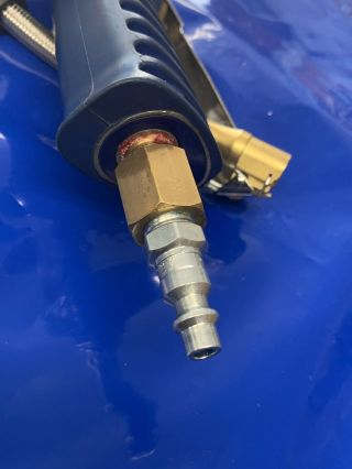 Vintage BLUE POINT Industrial Air Pressure Pump Tire Inflation Tool Gauge 3