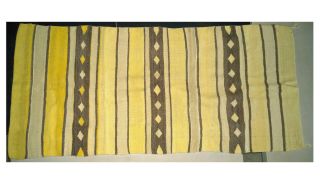 Vintage Native American Twill Weaved Rug/saddle Blanket - 63x28 - 01 - Nonprofit Org